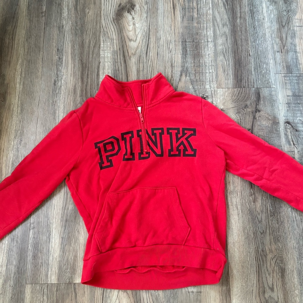 Red VS PINK Quarter-Zip Sweatshirt